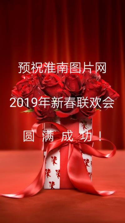 預(yù)祝淮南圖片網(wǎng)2019年新春聯(lián)歡會圓滿成功！