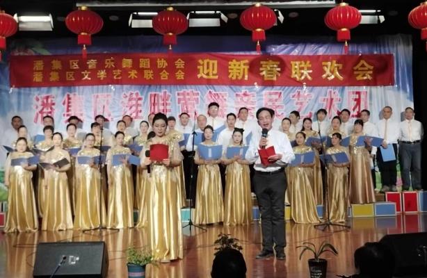 潘集區音樂舞蹈家協會舉行迎新春聯歡會