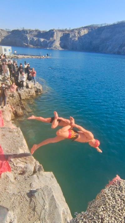 狂歡跳水天目湖