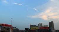 合肥傍晚天空