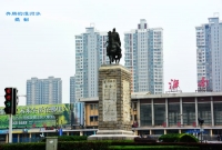 漢淮南王塑像