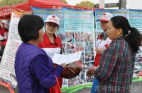 淮南紅十字志愿服務站點成文明城市創建靚麗名片